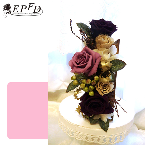 プリザーブドフラワー　ブックアレンジメント