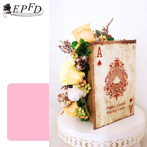 プリザーブドフラワー　ブックアレンジメント