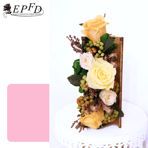 プリザーブドフラワー　ブックアレンジメント