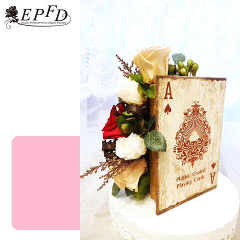 プリザーブドフラワー　ブックアレンジメント