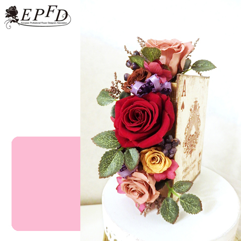 プリザーブドフラワー　ブックアレンジメント