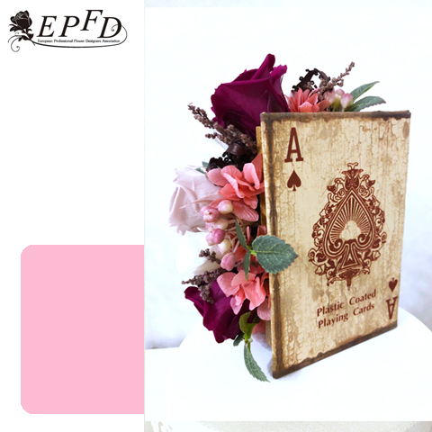 プリザーブドフラワー　ブックアレンジメント