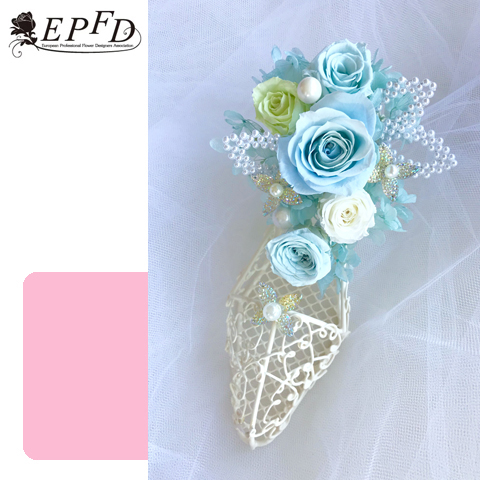 プリザーブドフラワー　シンデレラシューズ