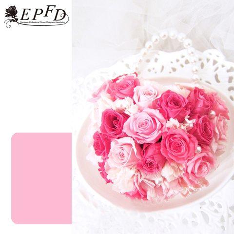 プリザーブドフラワー　ハートバック