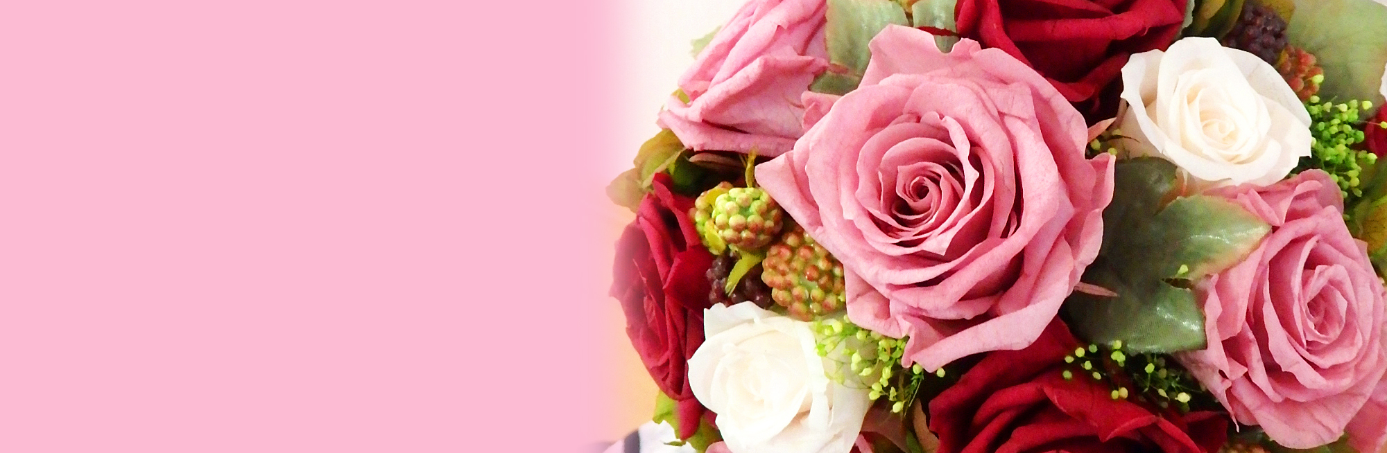 プリザーブドフラワー　ラウンドブーケ