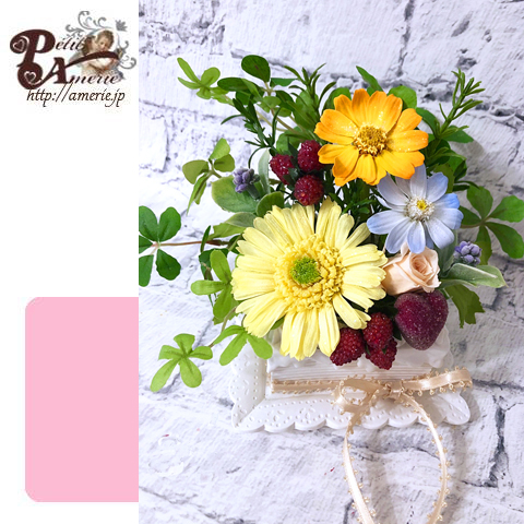 プリザーブドフラワー　スイーツトロワ