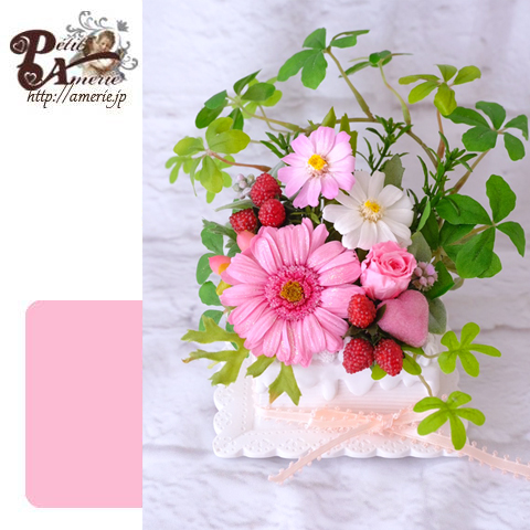 プリザーブドフラワー　スイーツトロワ