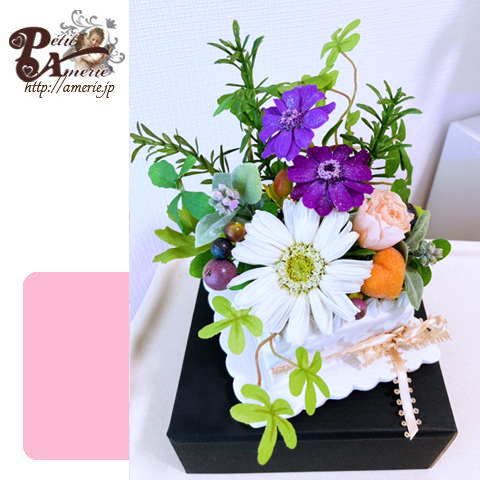 プリザーブドフラワー　スイーツトロワ