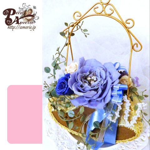 プリザーブドフラワー　ジュエルメリアバッグ