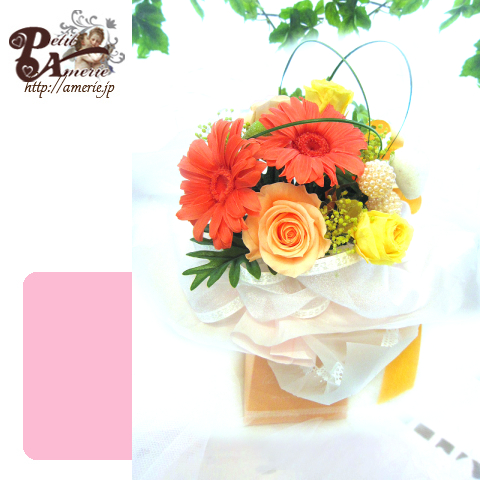 プリザーブドフラワー　パリのミニブーケ