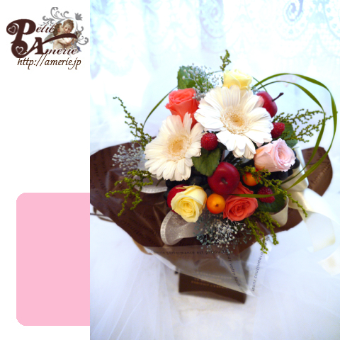 プリザーブドフラワー　パリのミニブーケ