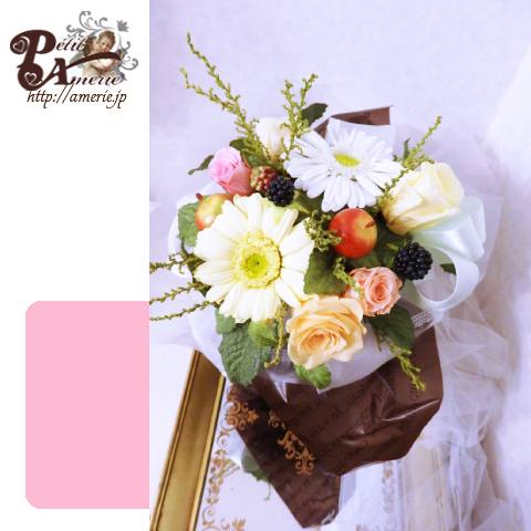 プリザーブドフラワー　パリのミニブーケ