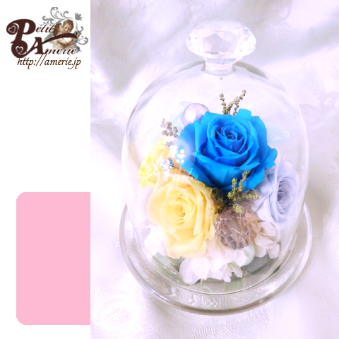 プリザーブドフラワー　カルテットローズドーム