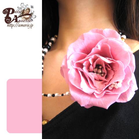 プリザーブドフラワー　コサージュメリア