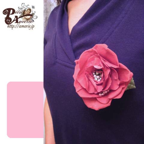 プリザーブドフラワー　コサージュメリア