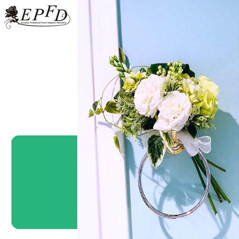 アーティフィシャルフラワー　グリーンブーケ