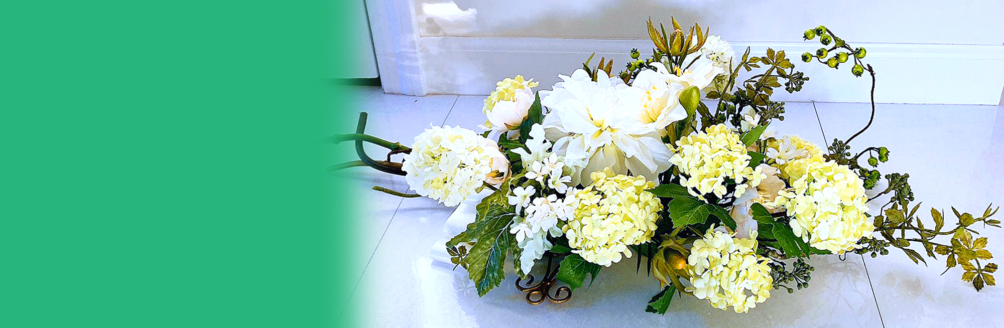 アーティフィシャルフラワー　スプレーシェイプ