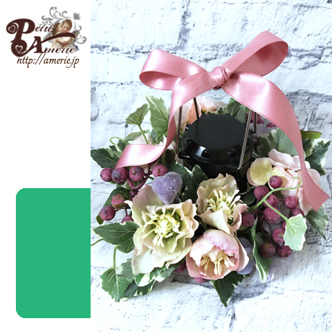 アーティフィシャルフラワー　停電時用LEDランタン