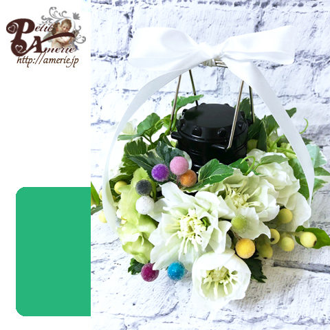 アーティフィシャルフラワー　停電時用LEDランタン