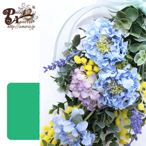 アーティフィシャルフラワー 吊り下げスワッグ