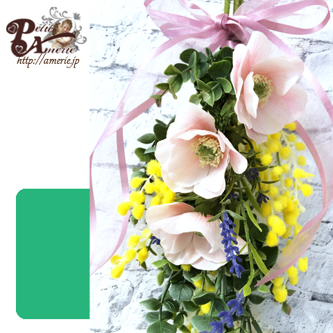 アーティフィシャルフラワー 吊り下げスワッグ