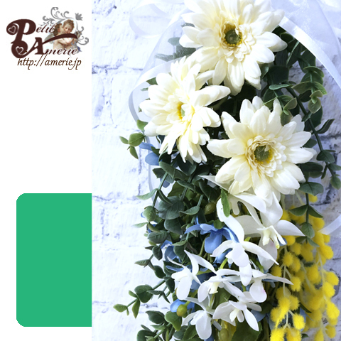 アーティフィシャルフラワー 吊り下げスワッグ