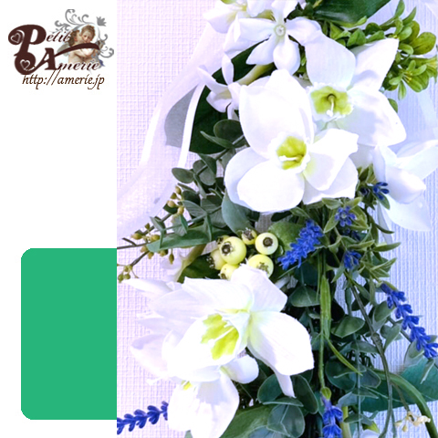 アーティフィシャルフラワー 吊り下げスワッグ