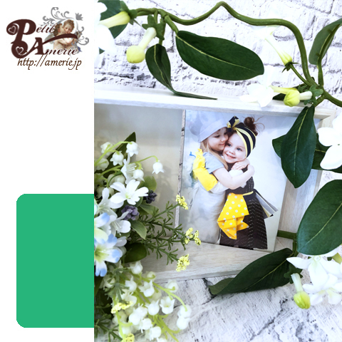 アーティフィシャルフラワー　フォトフレーム