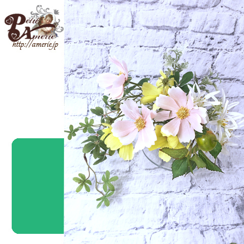 アーティフィシャルフラワー　フラワージェルアレンジ