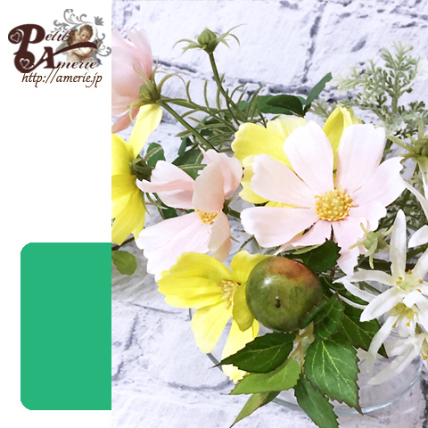 アーティフィシャルフラワー　フラワージェルアレンジ