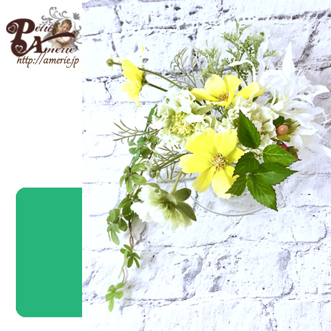 アーティフィシャルフラワー　フラワージェルアレンジ