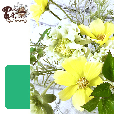 アーティフィシャルフラワー　フラワージェルアレンジ